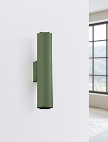 Applique Acier Vert Olive GU10 2 Lagos