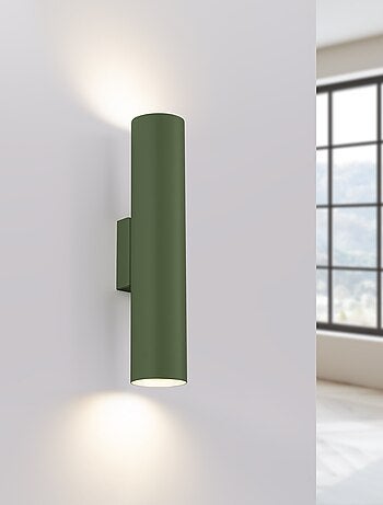 Applique Acier Vert Olive GU10 2 Lagos