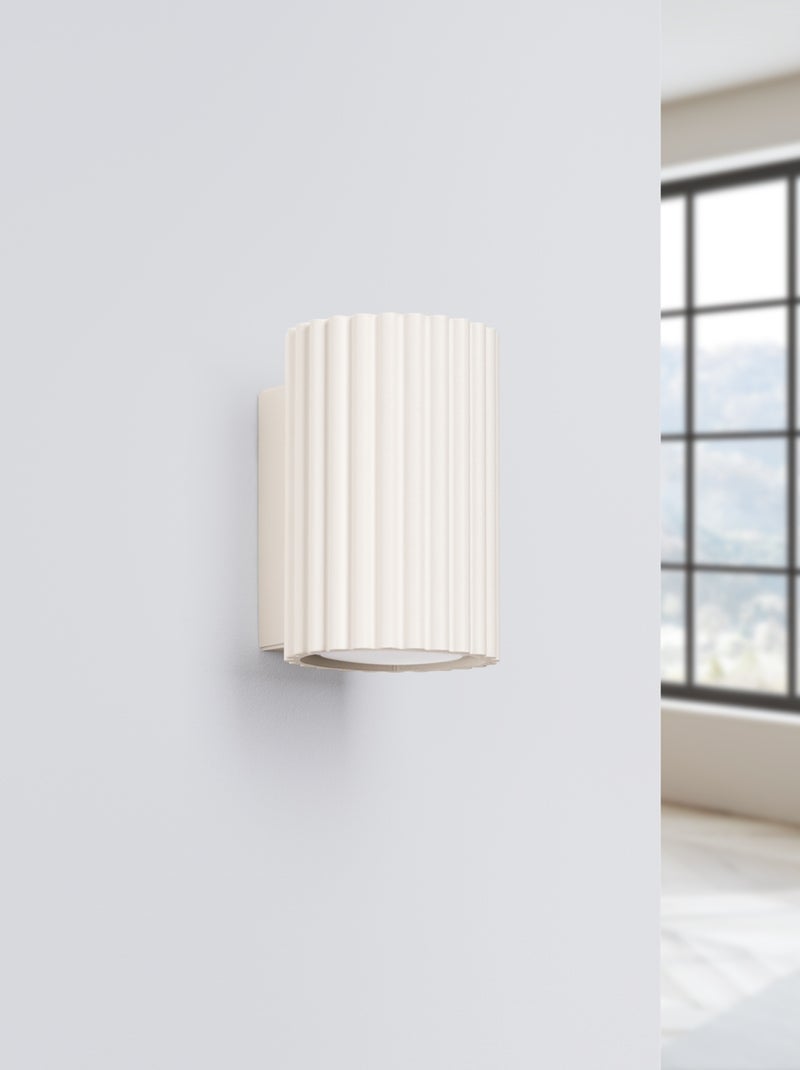 Applique Aluminium Beige GU10 1 Karbon 10 Beige - Kiabi