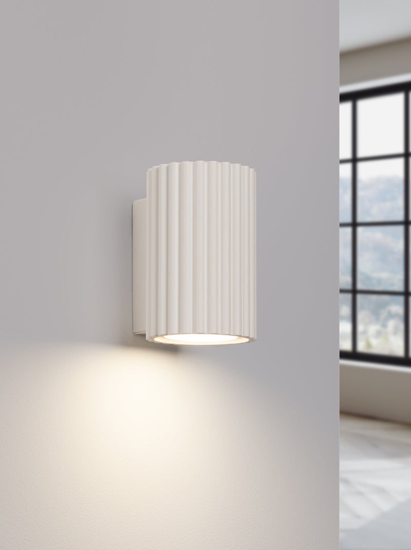 Applique Aluminium Beige GU10 1 Karbon 10 Beige - Kiabi