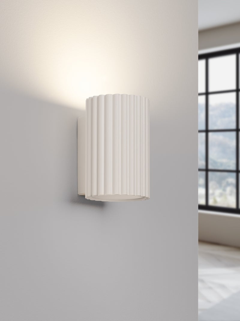 Applique Aluminium Beige GU10 1 Karbon 10 Beige - Kiabi