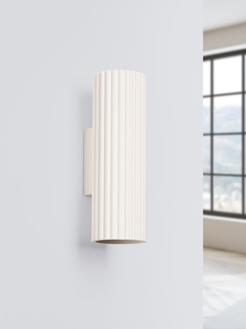 Applique Aluminium Beige GU10 2 Karbon 20 - Kiabi