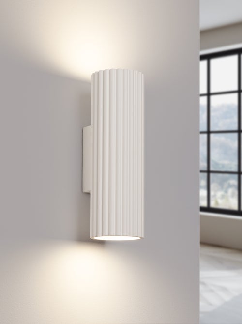 Applique Aluminium Beige GU10 2 Karbon 20 - Kiabi
