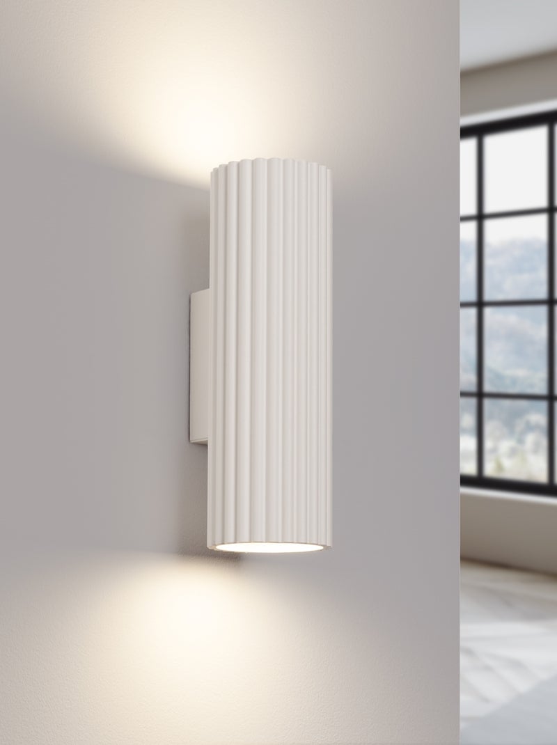 Applique Aluminium Beige GU10 2 Karbon 20 Beige - Kiabi