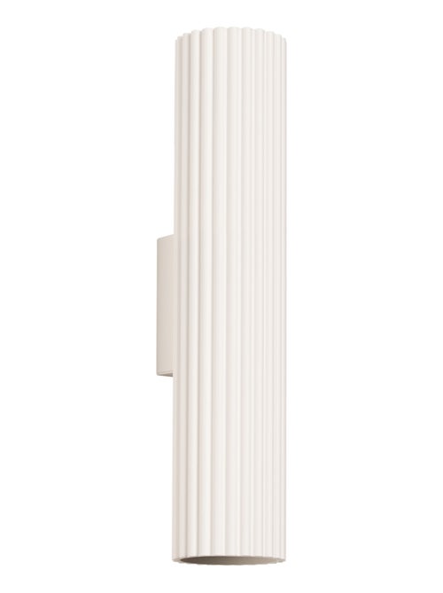 Applique Aluminium Beige GU10 2 Karbon 30 - Kiabi
