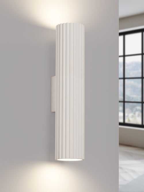 Applique Aluminium Beige GU10 2 Karbon 30 - Kiabi