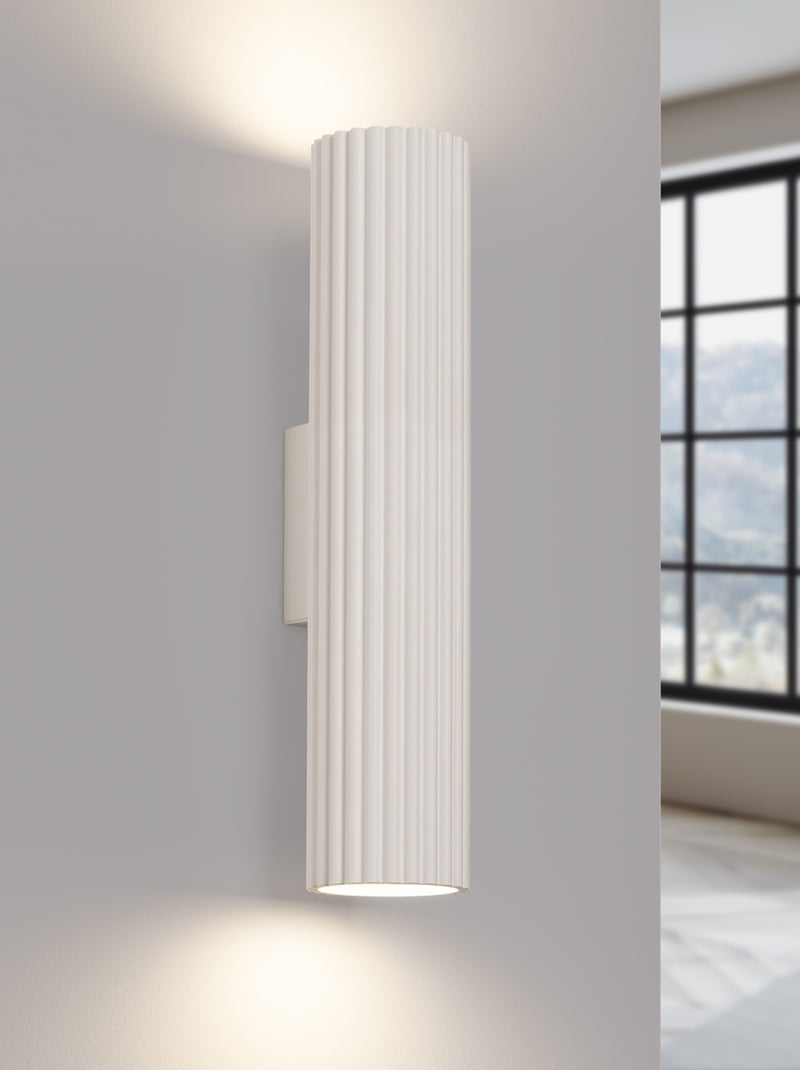 Applique Aluminium Beige GU10 2 Karbon 30 Beige - Kiabi