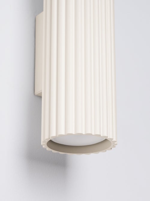 Applique Aluminium Beige GU10 2 Karbon 30 - Kiabi