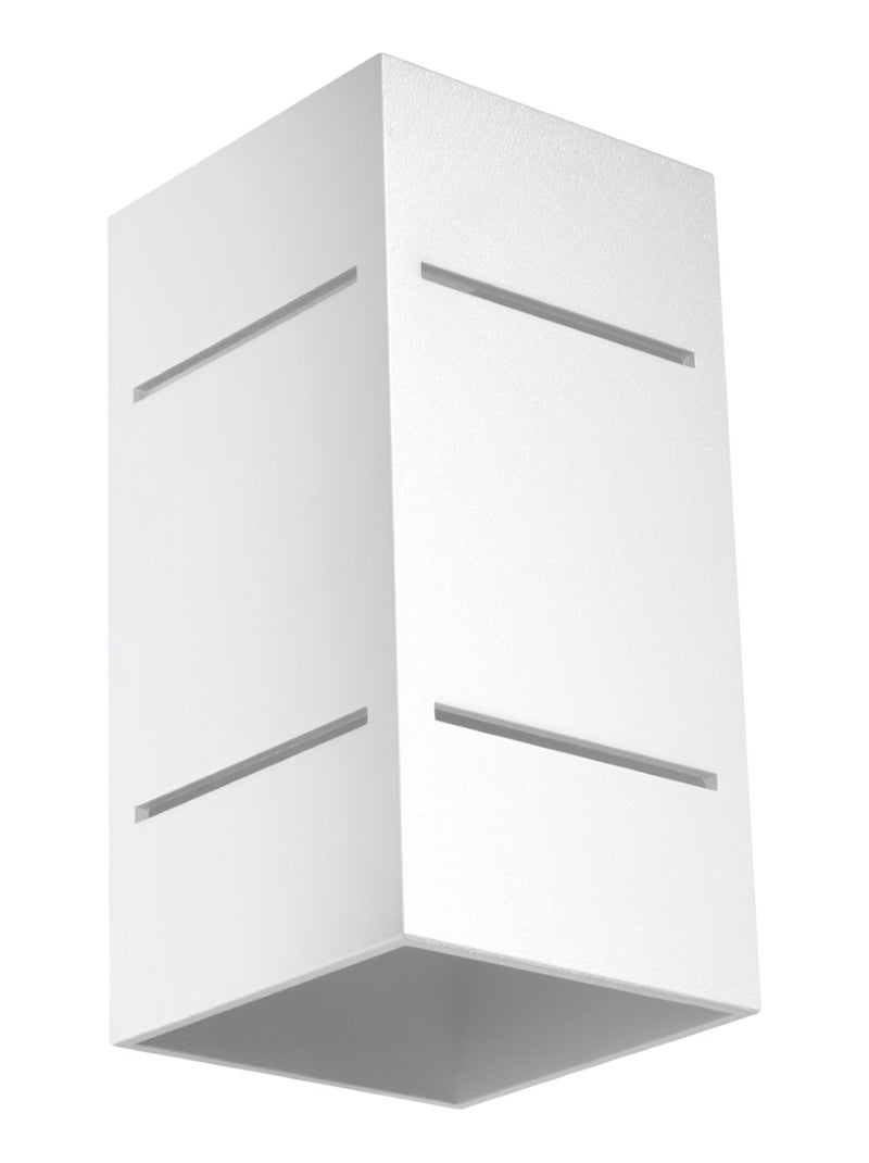 Applique Aluminium Blanc G9 1 Blocco Blanc - Kiabi