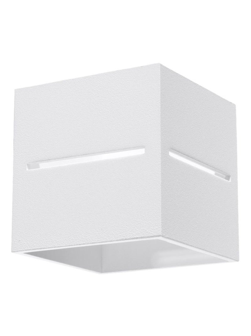 Applique Aluminium Blanc G9 1 Lobo Blanc - Kiabi