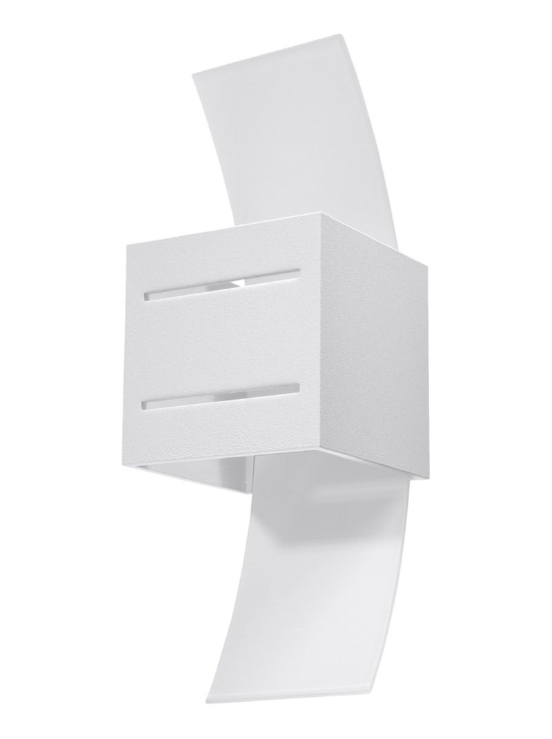 Applique Aluminium Blanc G9 1 Loreto Blanc - Kiabi