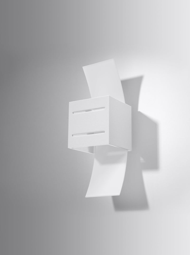 Applique Aluminium Blanc G9 1 Loreto Blanc - Kiabi