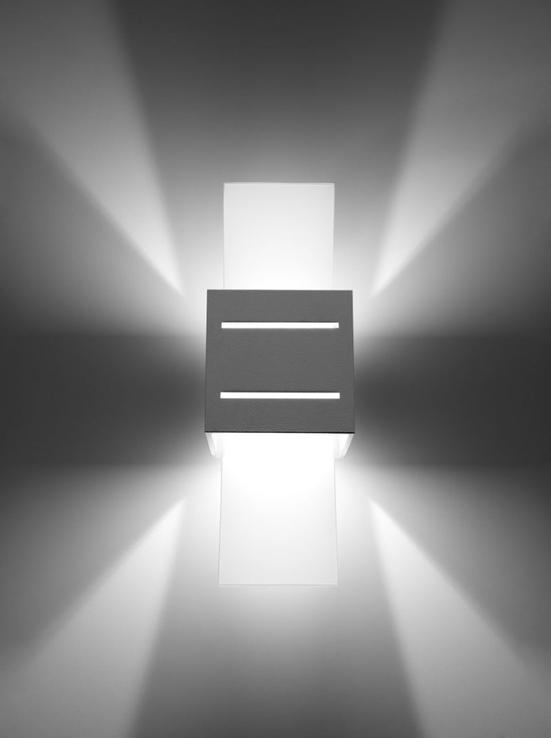 Applique Aluminium Blanc G9 1 Loreto Blanc - Kiabi