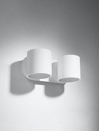 Applique Aluminium Blanc G9 2 Orbis