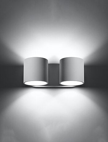 Applique Aluminium Blanc G9 2 Orbis