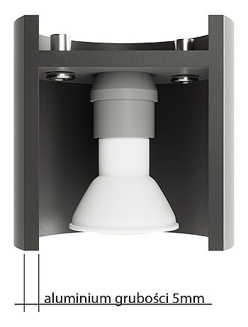Applique Aluminium Blanc G9 2 Orbis