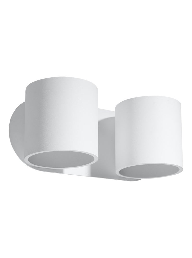Applique Aluminium Blanc G9 2 Orbis Blanc - Kiabi