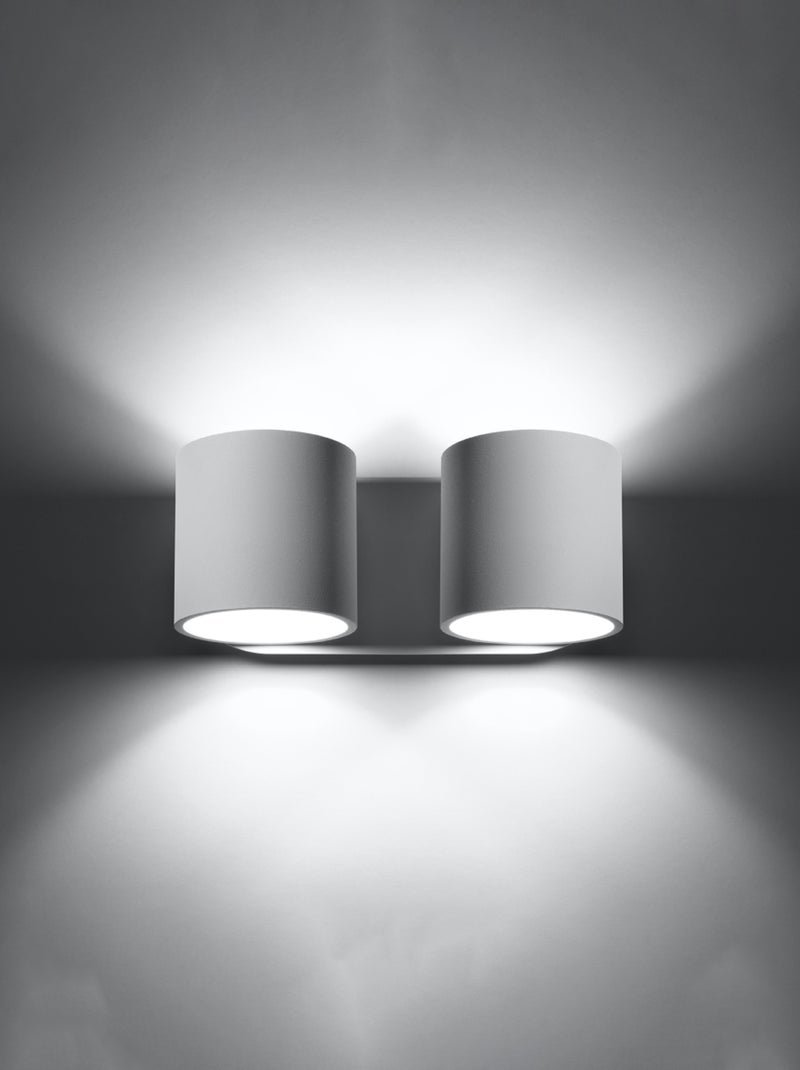 Applique Aluminium Blanc G9 2 Orbis Blanc - Kiabi
