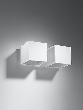 Applique Aluminium Blanc G9 2 Quad
