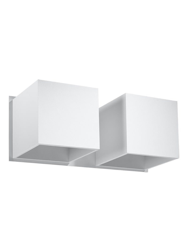 Applique Aluminium Blanc G9 2 Quad Blanc - Kiabi