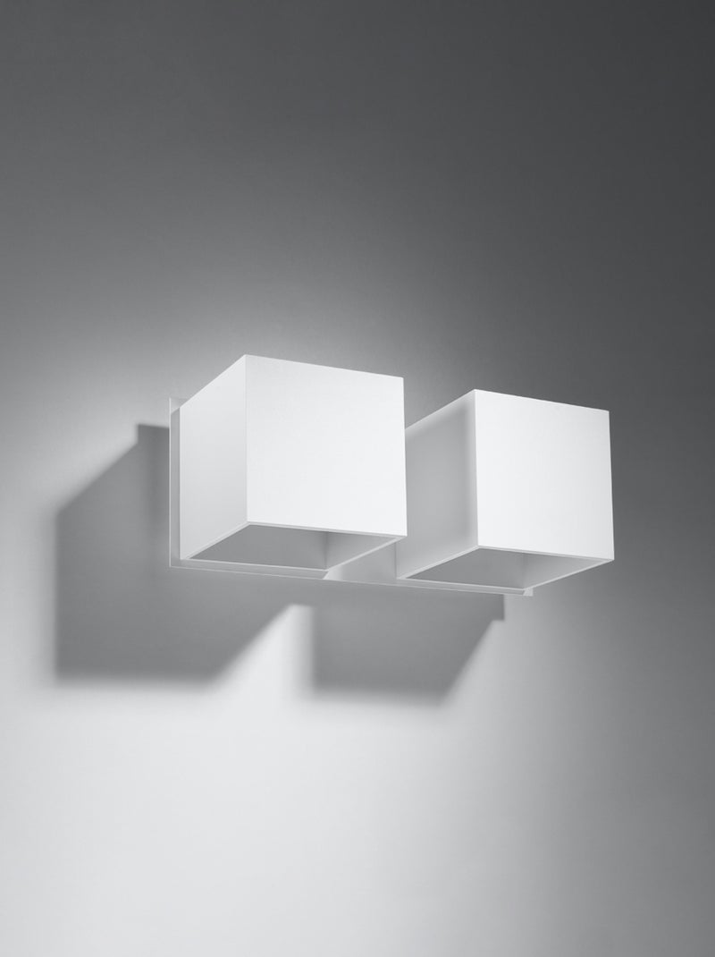 Applique Aluminium Blanc G9 2 Quad Blanc - Kiabi