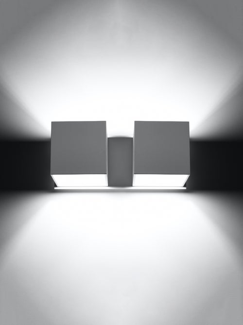 Applique Aluminium Blanc G9 2 Quad - Kiabi