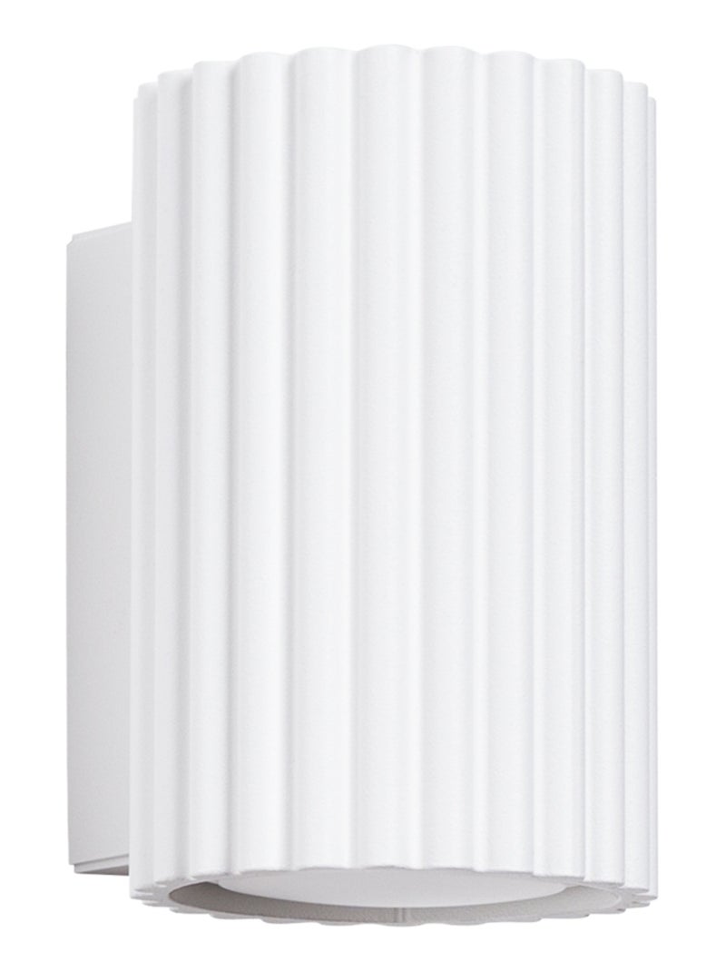 Applique Aluminium Blanc GU10 1 Karbon 10 Blanc - Kiabi