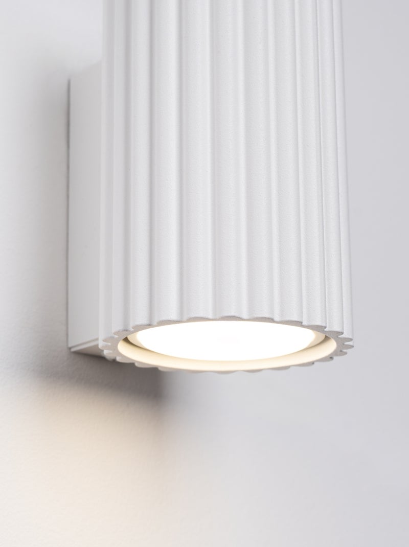 Applique Aluminium Blanc GU10 1 Karbon 10 Blanc - Kiabi