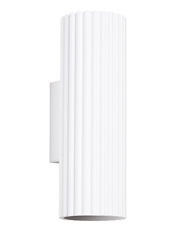 Applique Aluminium Blanc GU10 2 Karbon 20