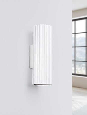 Applique Aluminium Blanc GU10 2 Karbon 20