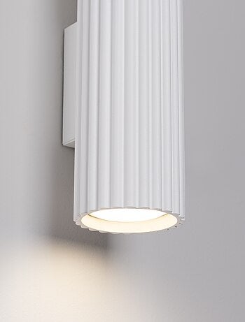 Applique Aluminium Blanc GU10 2 Karbon 20