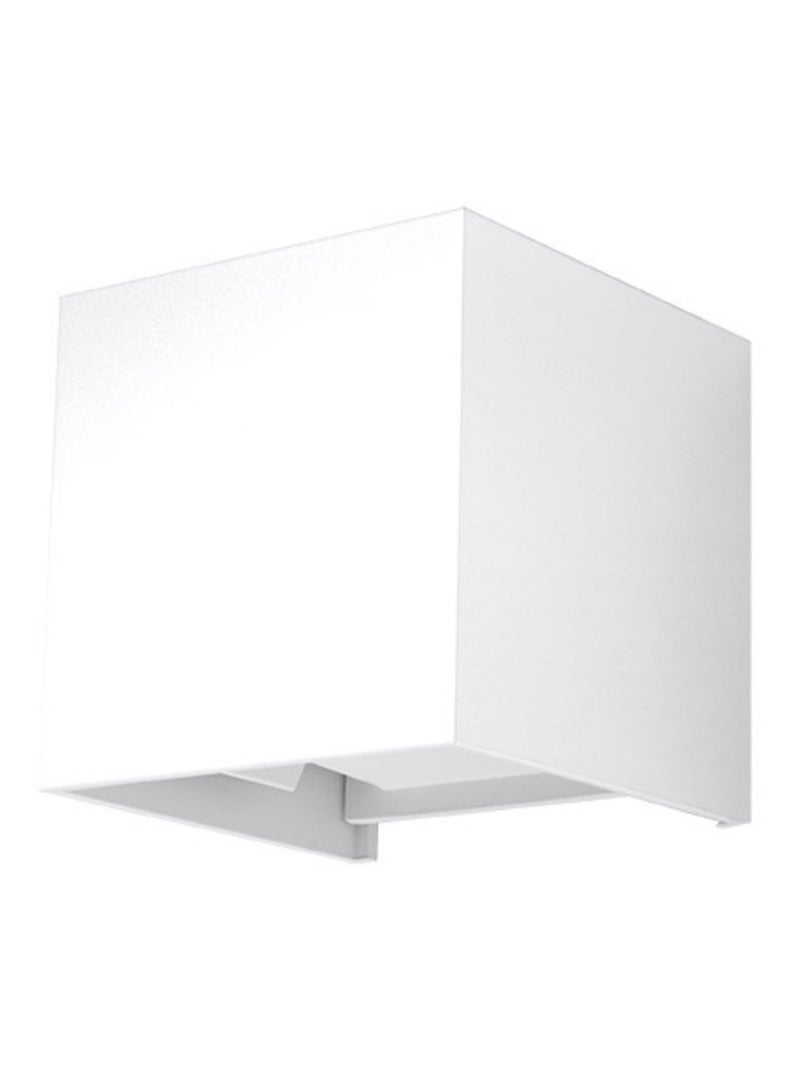 Applique Aluminium Blanc LED 1 Luca Blanc - Kiabi