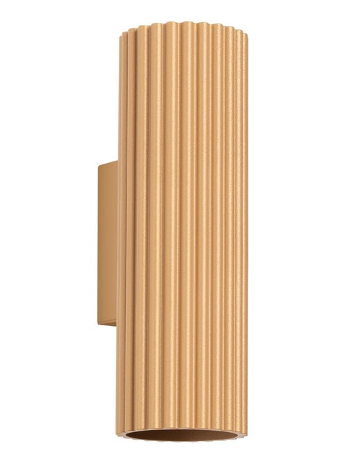 Applique Aluminium Doré GU10 2 Karbon 20 - Kiabi