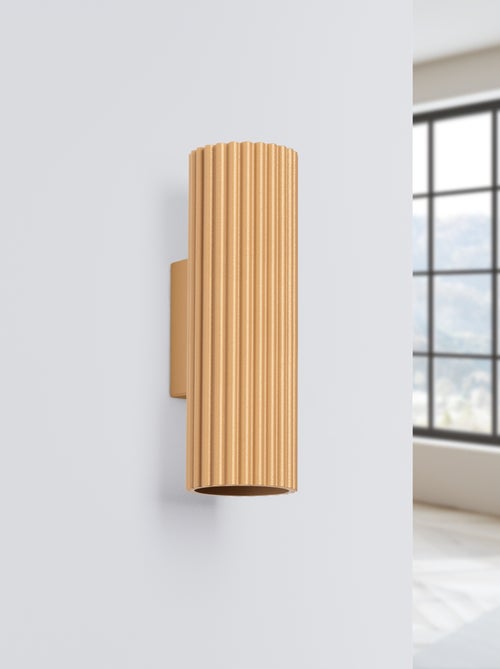 Applique Aluminium Doré GU10 2 Karbon 20 - Kiabi