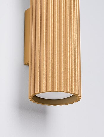 Applique Aluminium Doré GU10 2 Karbon 30