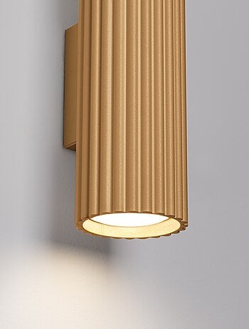 Applique Aluminium Doré GU10 2 Karbon 30