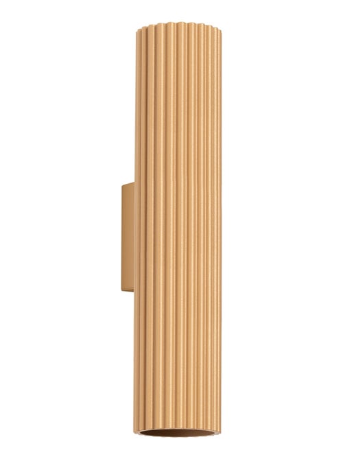 Applique Aluminium Doré GU10 2 Karbon 30 - Kiabi