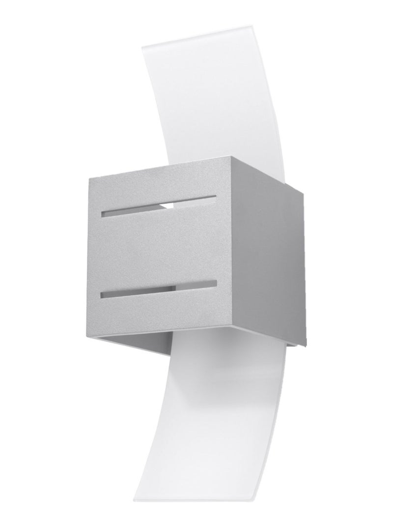 Applique Aluminium Gris G9 1 Loreto Gris - Kiabi