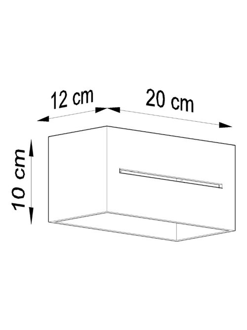 Applique Aluminium Gris G9 2 Lobo - Kiabi