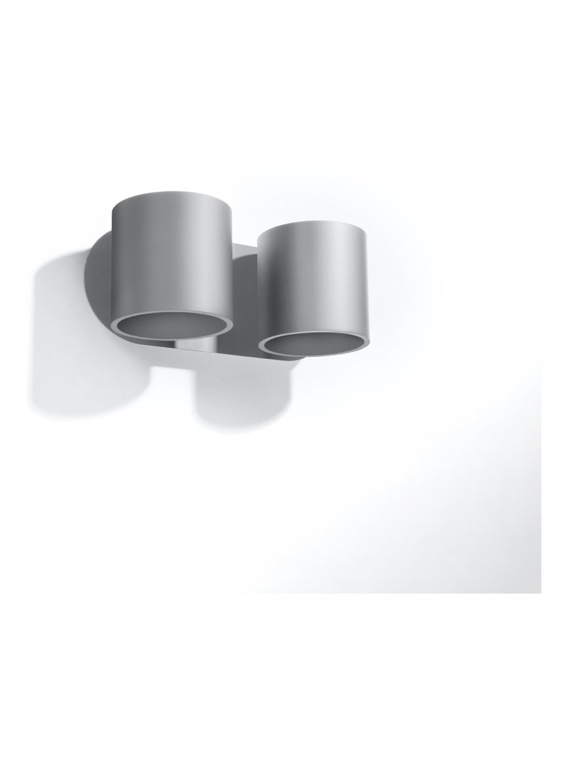 Applique Aluminium Gris G9 2 Orbis Gris - Kiabi