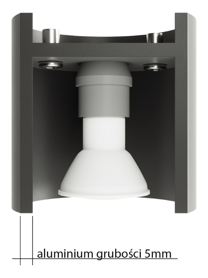 Applique Aluminium Gris G9 2 Orbis Gris - Kiabi