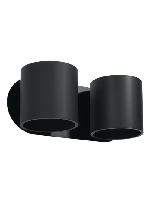 Applique Aluminium Noir G9 2 Orbis - Kiabi