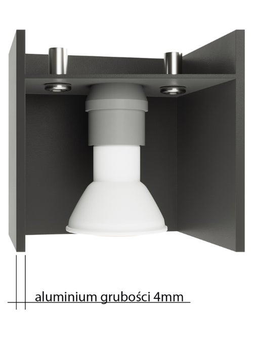 Applique Aluminium Noir G9 2 Quad Maxi - Kiabi