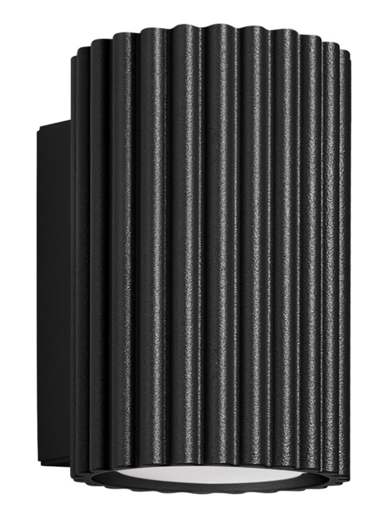 Applique Aluminium Noir GU10 1 Karbon 10 Noir - Kiabi