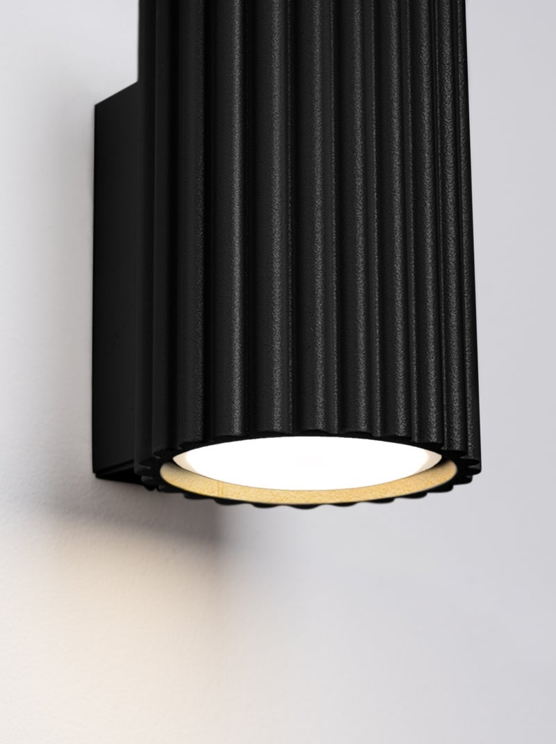 Applique Aluminium Noir GU10 1 Karbon 10 Noir - Kiabi