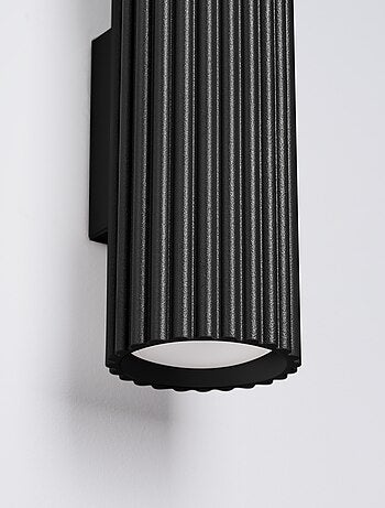 Applique Aluminium Noir GU10 2 Karbon 30