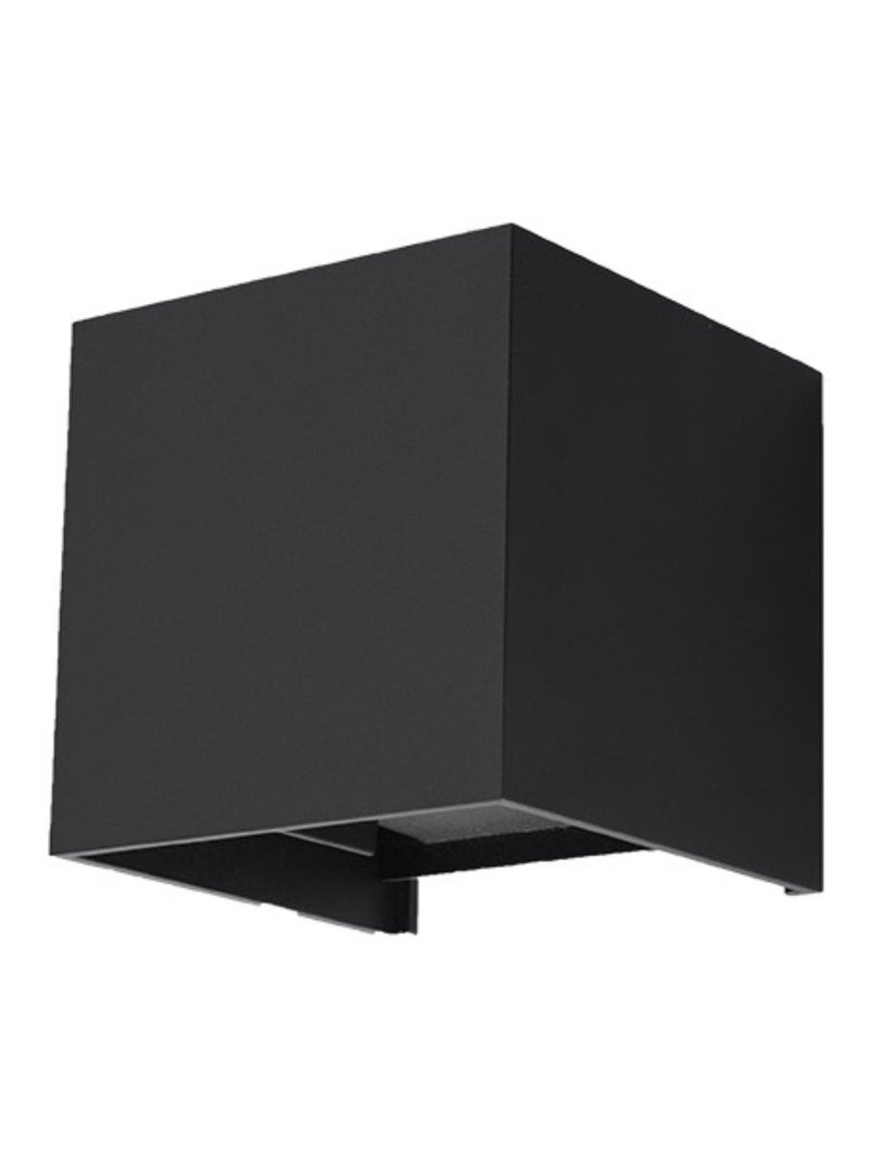 Applique Aluminium Noir LED 1 Luca Noir - Kiabi
