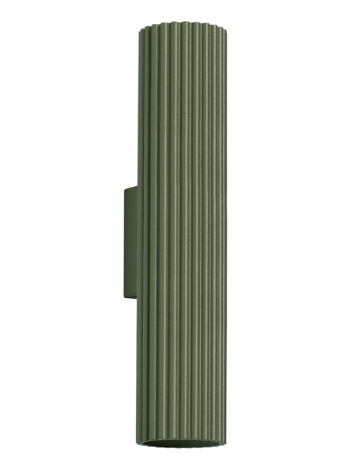 Applique Aluminium Vert Olive GU10 2 Karbon 30 - Kiabi