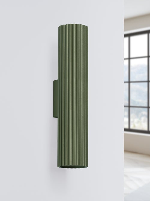 Applique Aluminium Vert Olive GU10 2 Karbon 30 - Kiabi