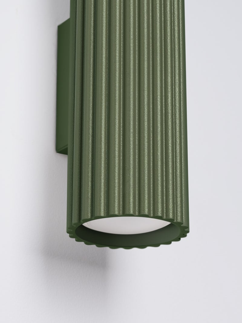 Applique Aluminium Vert Olive GU10 2 Karbon 30 Vert olive - Kiabi